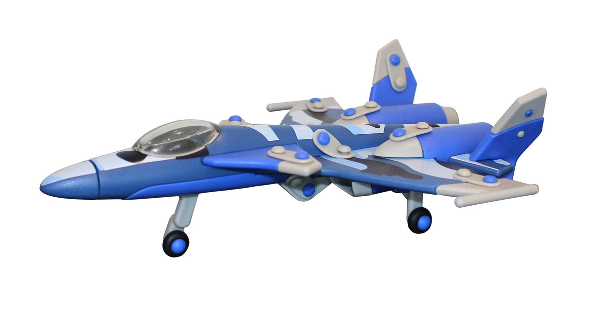 Kampfjet Camourflage blau